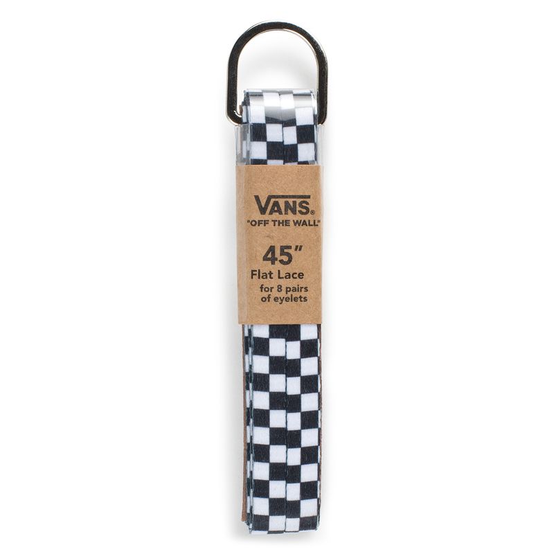 Cordones-Vans-45--Black-White-Check