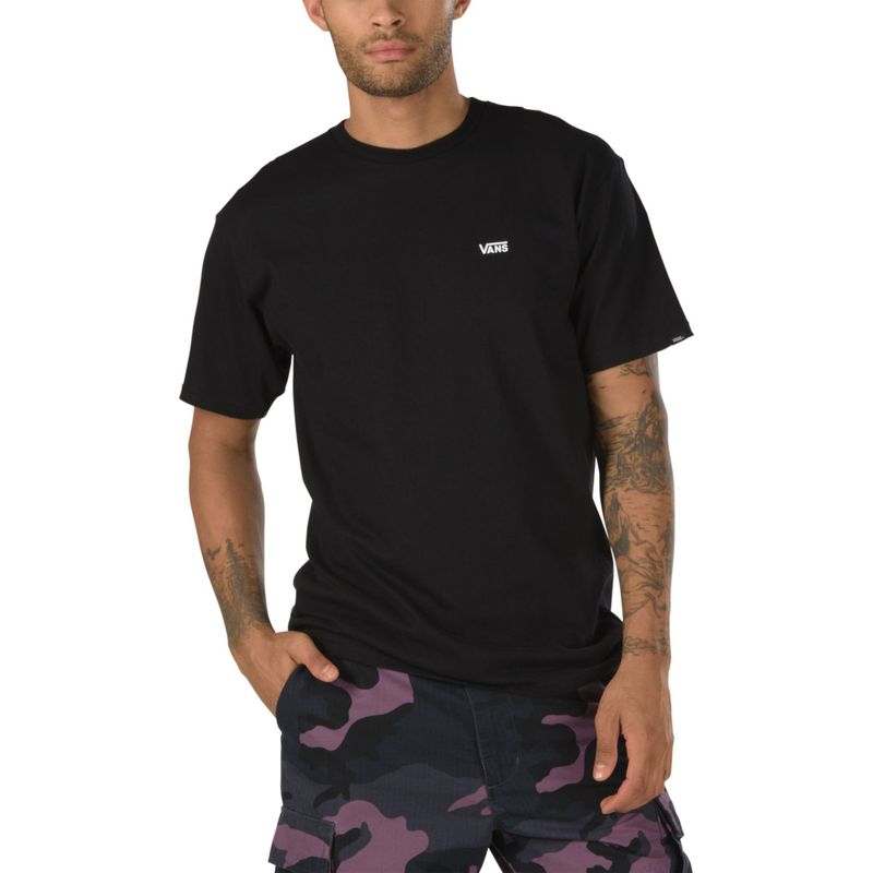 Polera-Left-Chest-Logo-Tee-Black-White