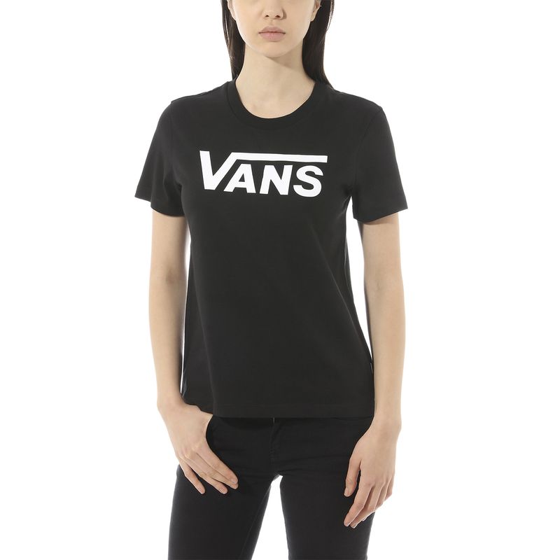 Polera-Flying-V-Crew-Tee-Black