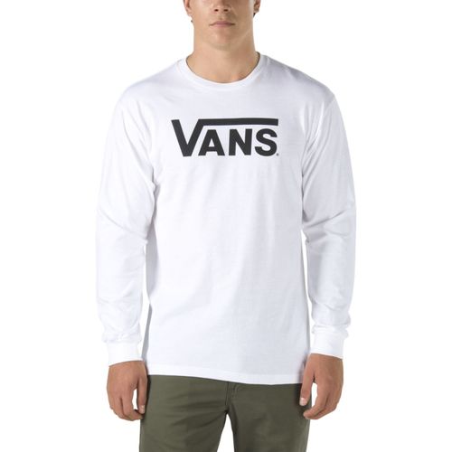 Polera Vans Classic Ls White-Black
