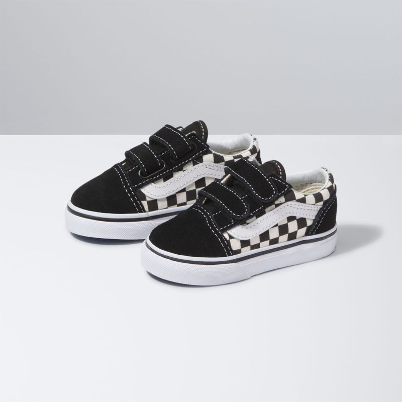 Zapatillas-Td-Old-Skool-V-Toddler--1-4-años---Primary-Check--Black-White