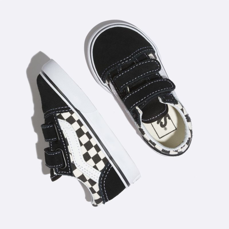 Zapatillas-Td-Old-Skool-V-Toddler--1-4-años---Primary-Check--Black-White