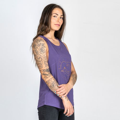 Polera Sin Mangas Mujer Baltra Morada Burton