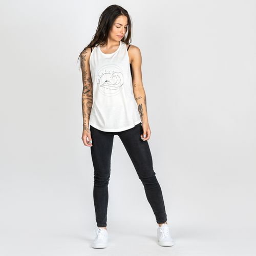 Polera Sin Mangas Mujer Baltra Blanca Burton