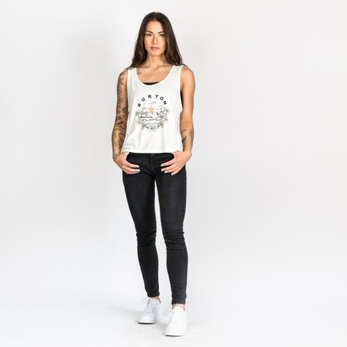 Polera Sin Mangas Mujer Halifax Blanca Burton