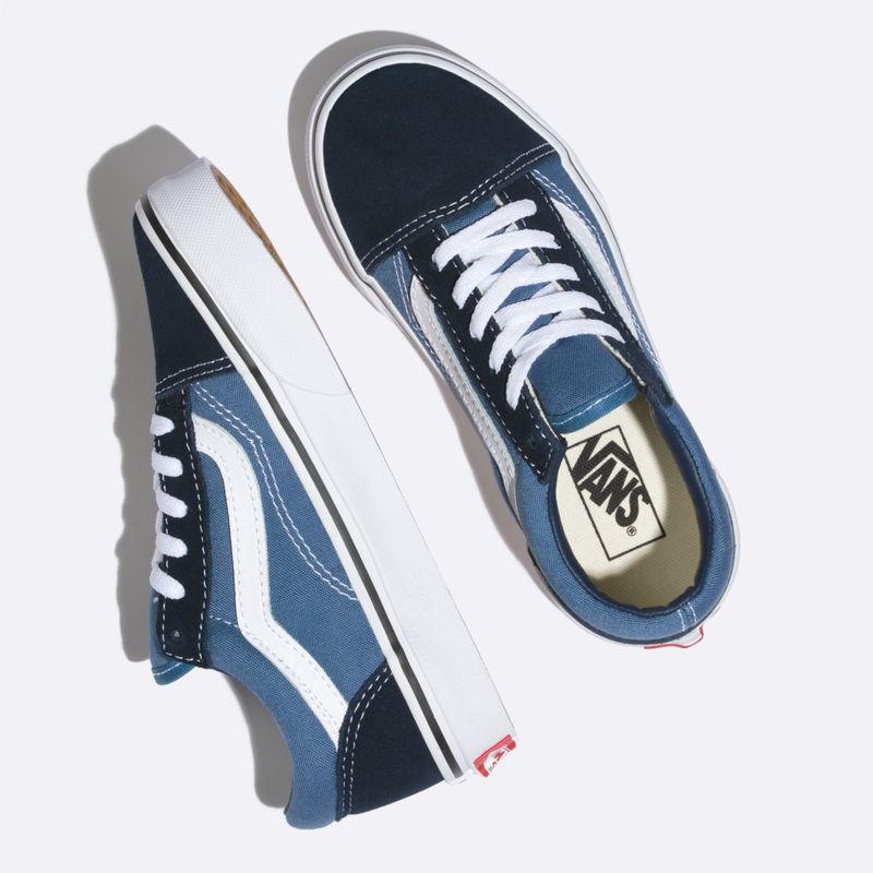 Zapatillas-Niño-Old-Skool-Navy-True-White