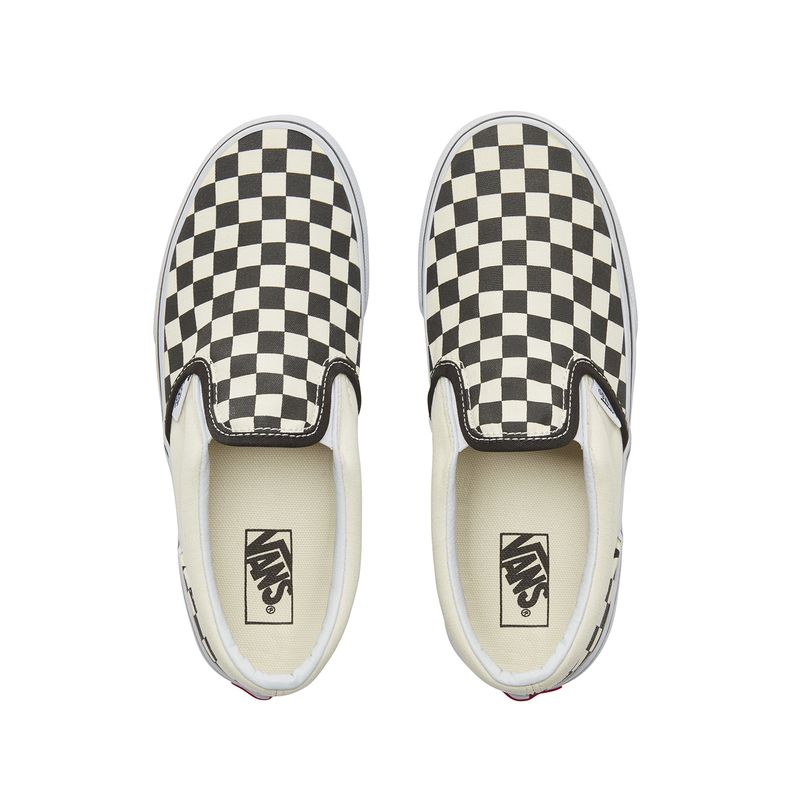 Zapatillas-Niño-Classic-Slip-On-Black-Wht