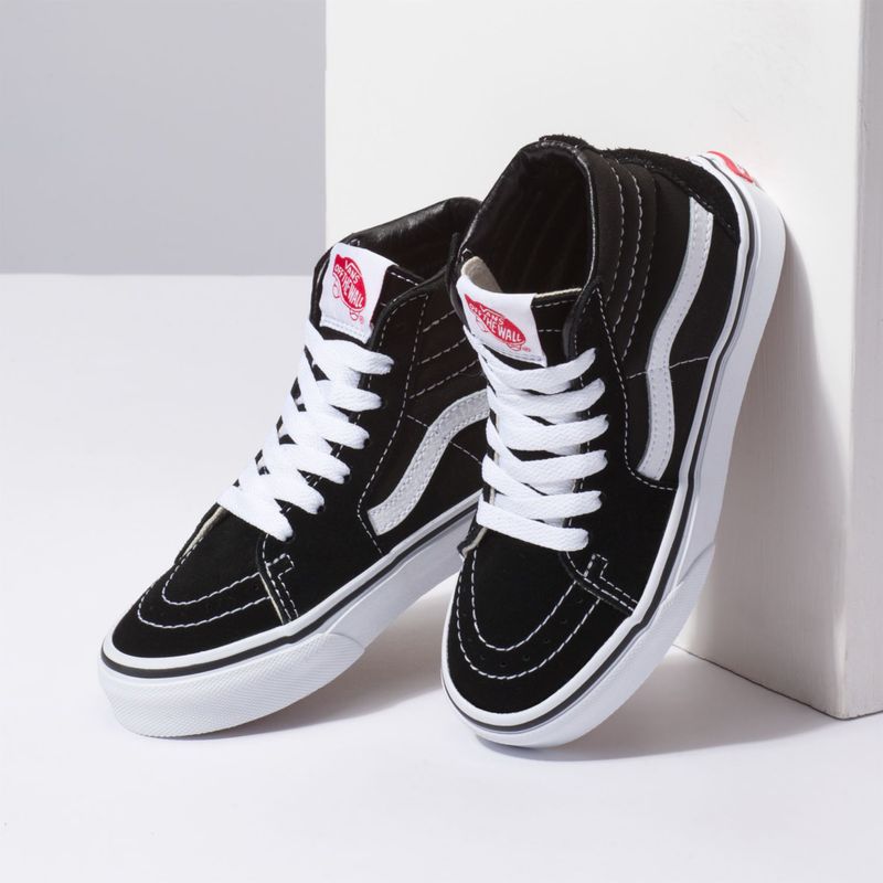 Zapatillas Ni o Sk8 Hi Black True White