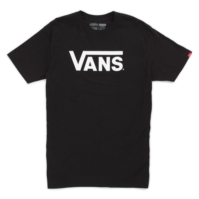 Polera Vans Classic Black White