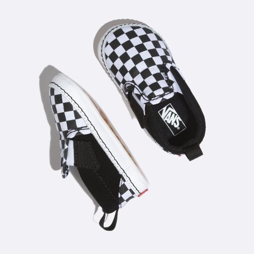 Zapatilla Niño In Slip-On V Crib Infant (0-11 meses) (Checker) Negro Vans