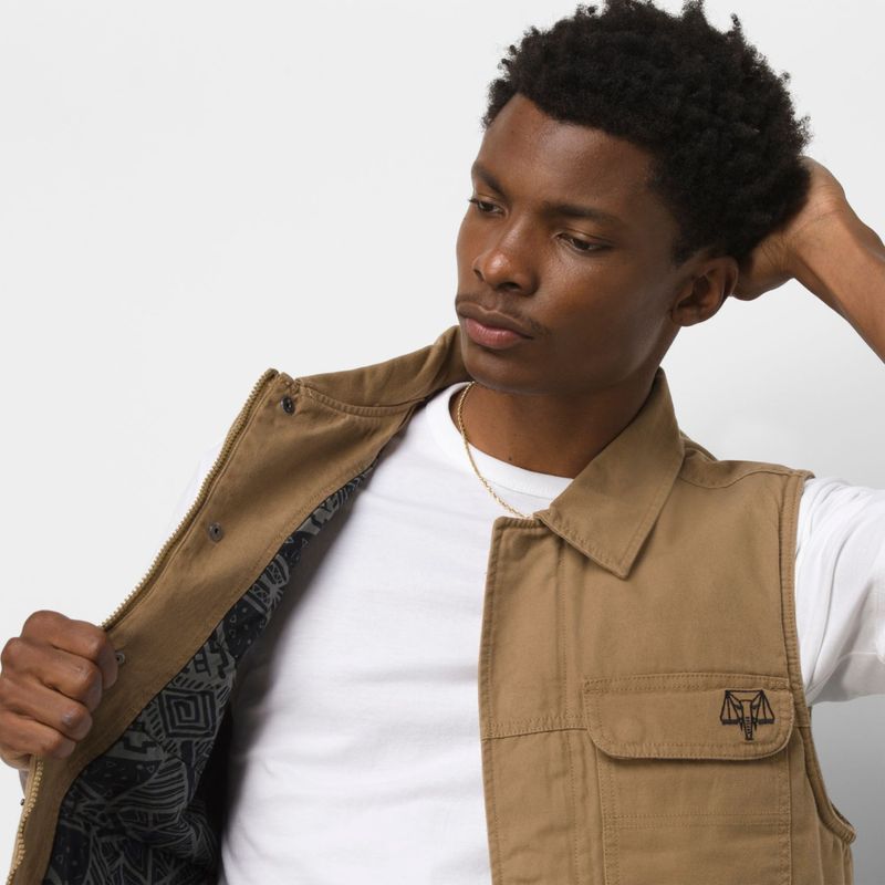 Chaqueta-Vans-X-Courage-Adams-Drill-Chore-Vest--Courage-Adams--Dirt