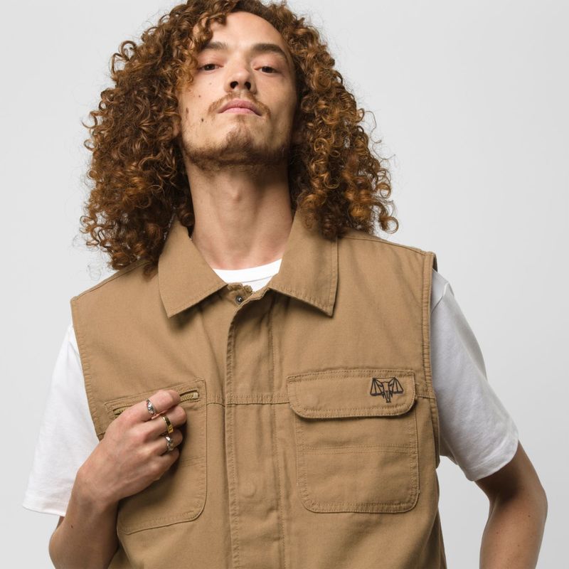 Chaqueta-Vans-X-Courage-Adams-Drill-Chore-Vest--Courage-Adams--Dirt