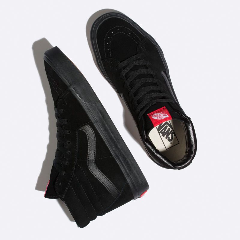 Vans negras enteras hombre sale