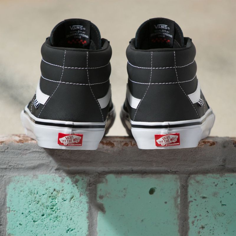 Zapatillas MN Skate Grosso Mid Black/White/Emo Leather