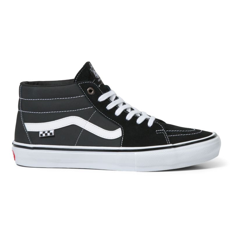 Zapatillas MN Skate Grosso Mid Black/White/Emo Leather