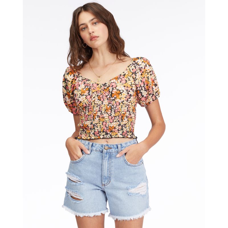 Blusa-Mujer-Get-Along-Puff-Sleeve-Top