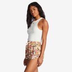 Short Mujer Road Trippin Crinkle Elastic Waist Shorts
