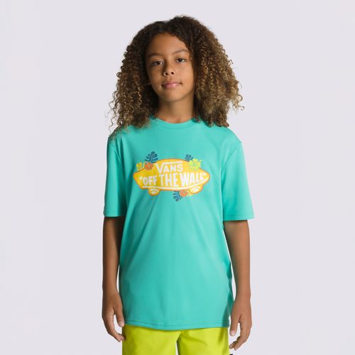 Polera Always Aloha Sun Shirt SS (8-14 Años) Waterfall
