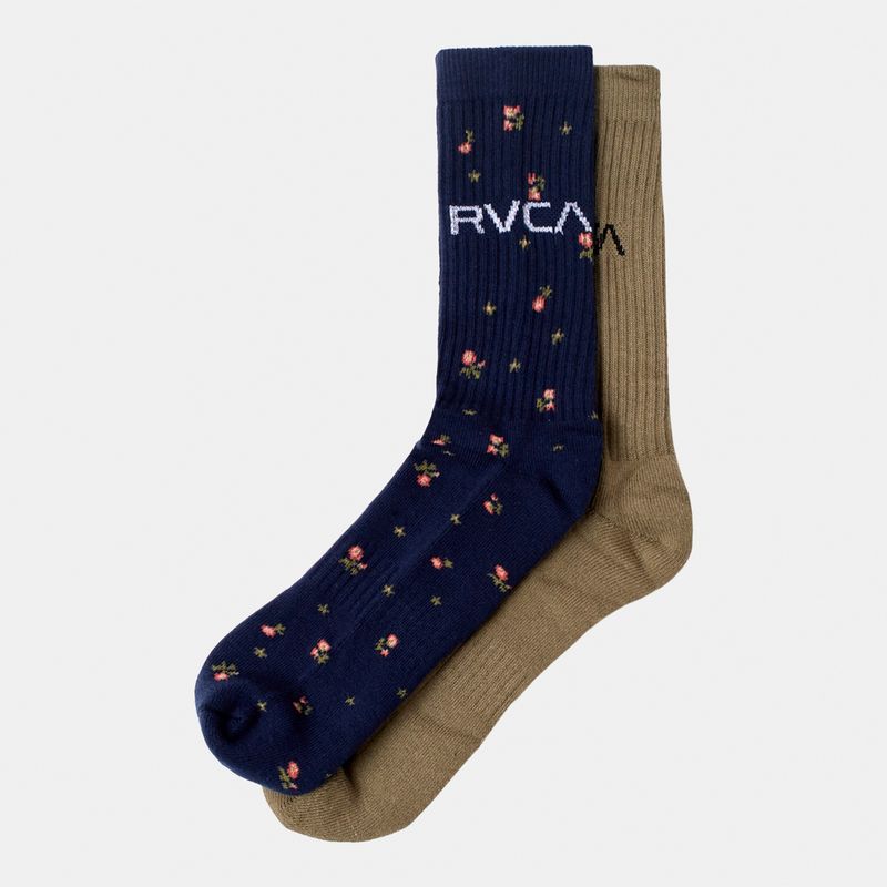 Calcetines Hombre 2 Pack Rvca Tossed Crew-RVCA Chile