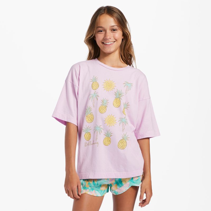 Polera-Niña-Pineapple-Party-Oversized