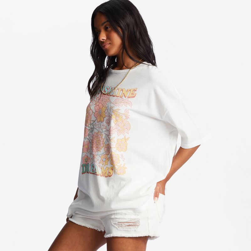 Polera Mujer Sunshine Dream Oversized Billabong Chile