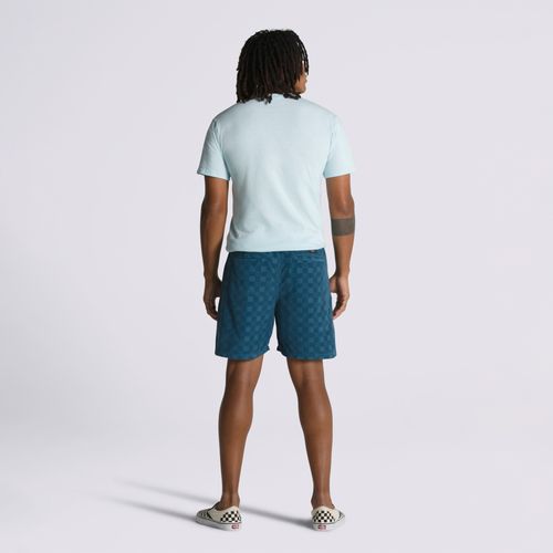 Short Range Check Cord Loose E Waist Short Vans Teal