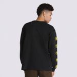 Polera-Off-The-Wall-Gradient-Logo-Loose-Ls-Tee-Black