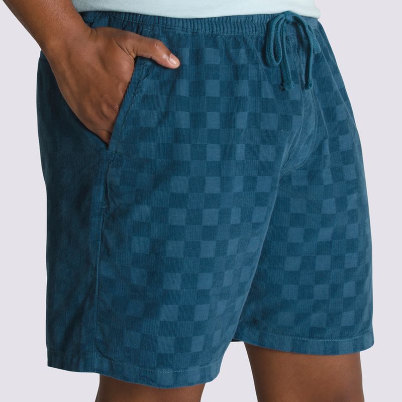 Short-Range-Check-Cord-Loose-E-Waist-Short-Vans-Teal