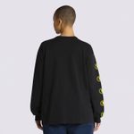 Polera-Off-The-Wall-Gradient-Logo-Loose-Ls-Tee-Black