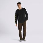 Polera-Off-The-Wall-Gradient-Logo-Loose-Ls-Tee-Black