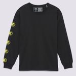 Polera-Off-The-Wall-Gradient-Logo-Loose-Ls-Tee-Black