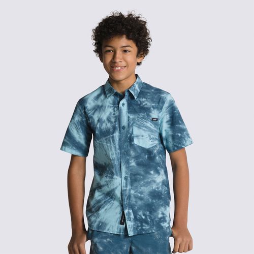 Camisa Viewside Woven SS (8-14 Años) Vans Teal