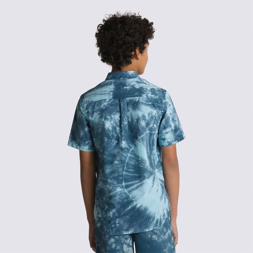 Camisa Viewside Woven SS (8-14 Años) Vans Teal