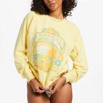 Polerón Mujer Summer Crew Amarillo Billabong