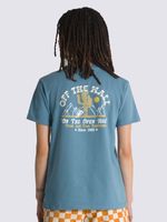 Polera-Manga-Corta-Mujer-On-The-Road-BFF-Azul-Vans