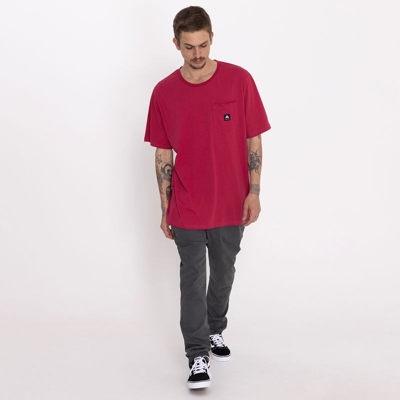 Polera-Hombre-Pocket-Logo-Rojo-Burton