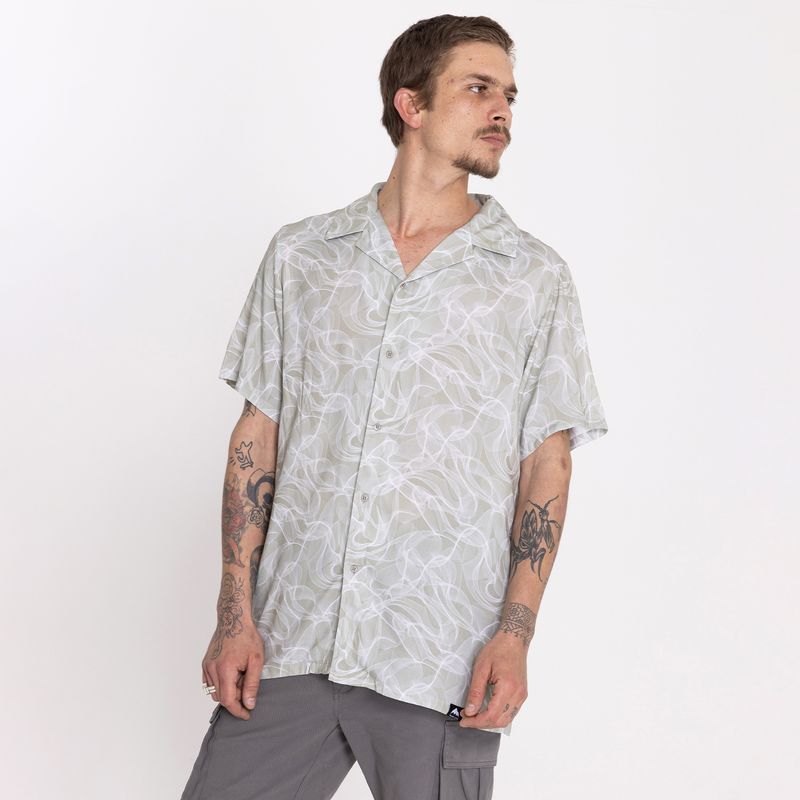 Camisa-Hombre-Langoa-Verde-Musgo-Burton