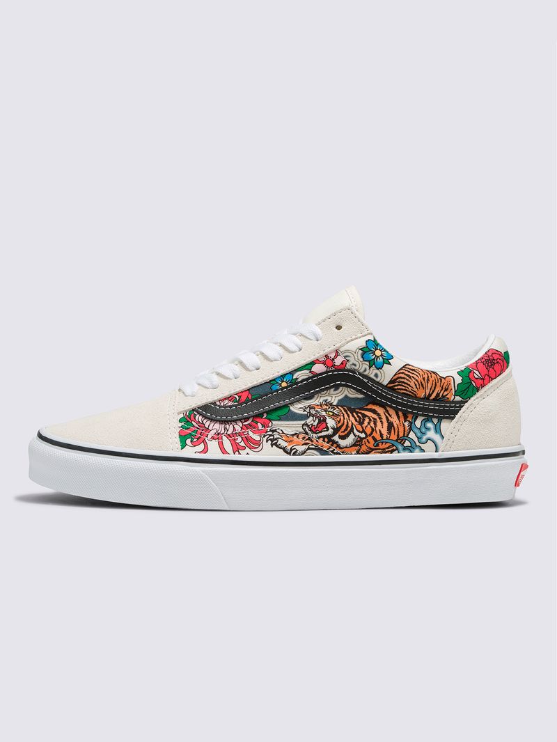 Zapatilla-Urbana-Unisex-Old-Skool-Blanco-Vans