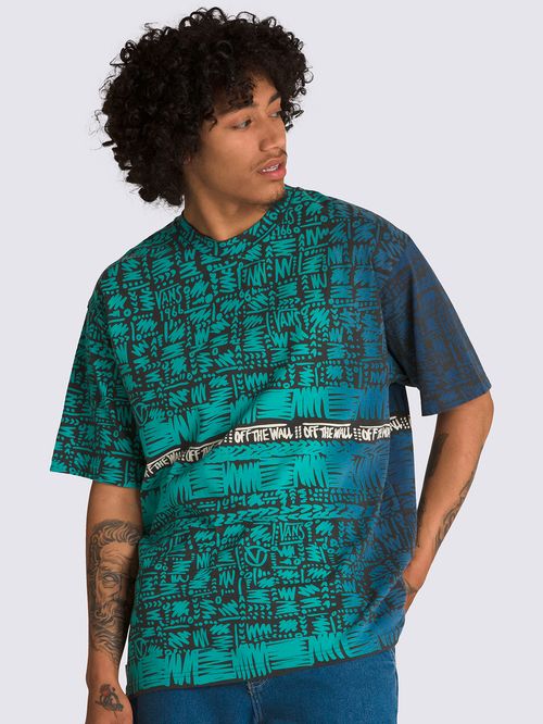 Polera Manga Corta Hombre Rowan Zorilla Azul Vans