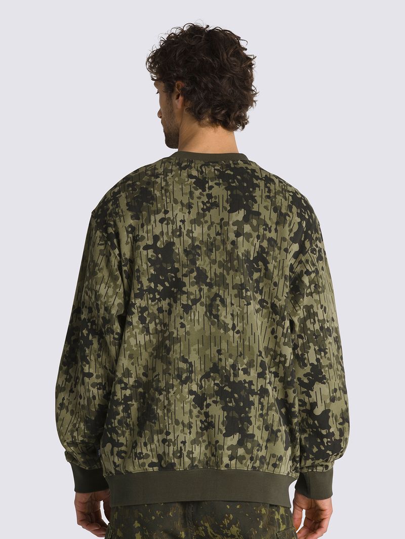 Poleron-Hombre-Rain-Camo-Crew-Verde-Vans