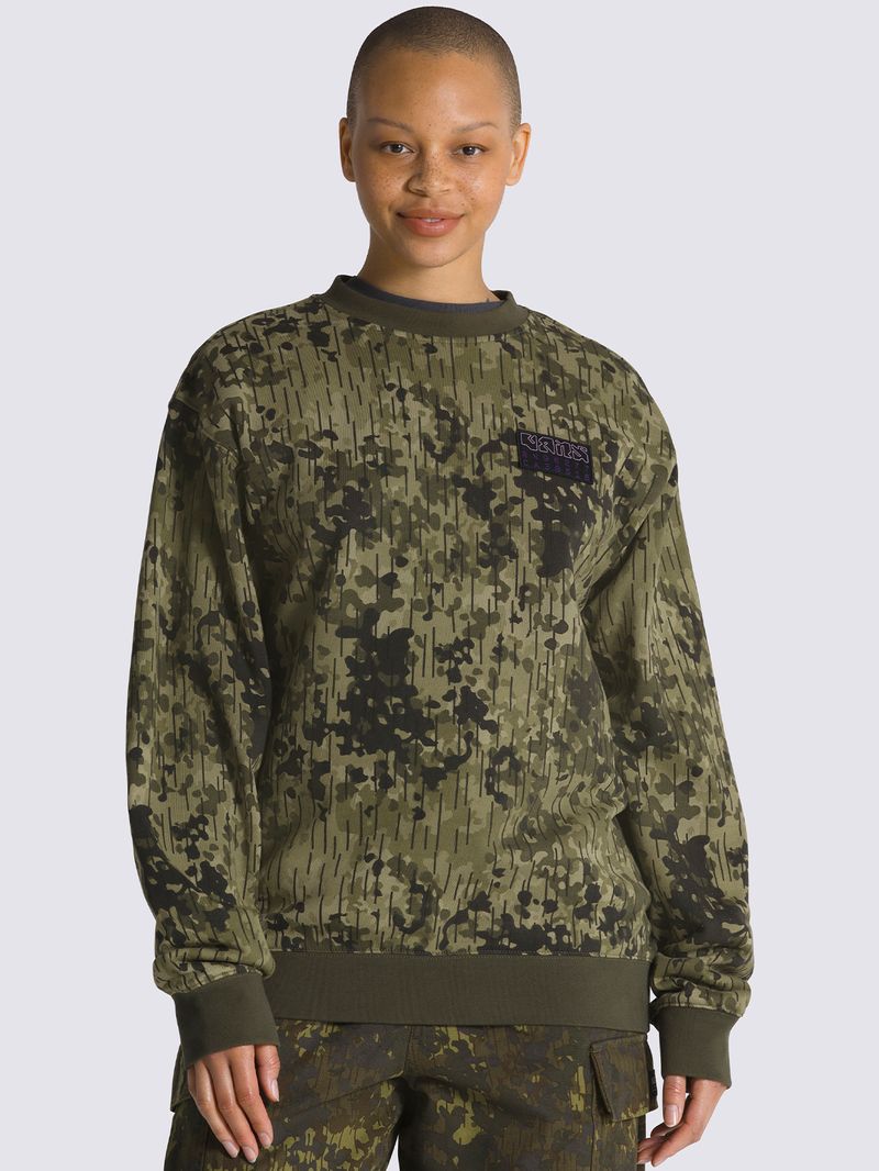Poleron-Hombre-Rain-Camo-Crew-Verde-Vans