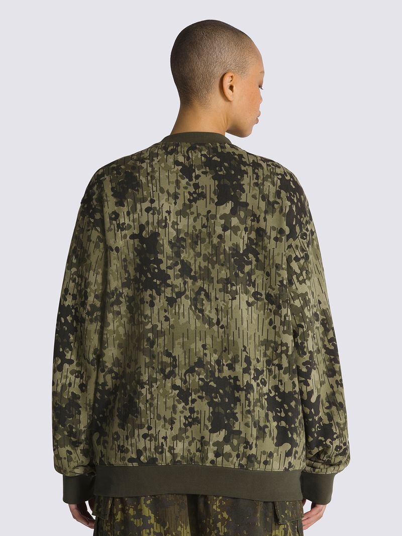 Poleron-Hombre-Rain-Camo-Crew-Verde-Vans
