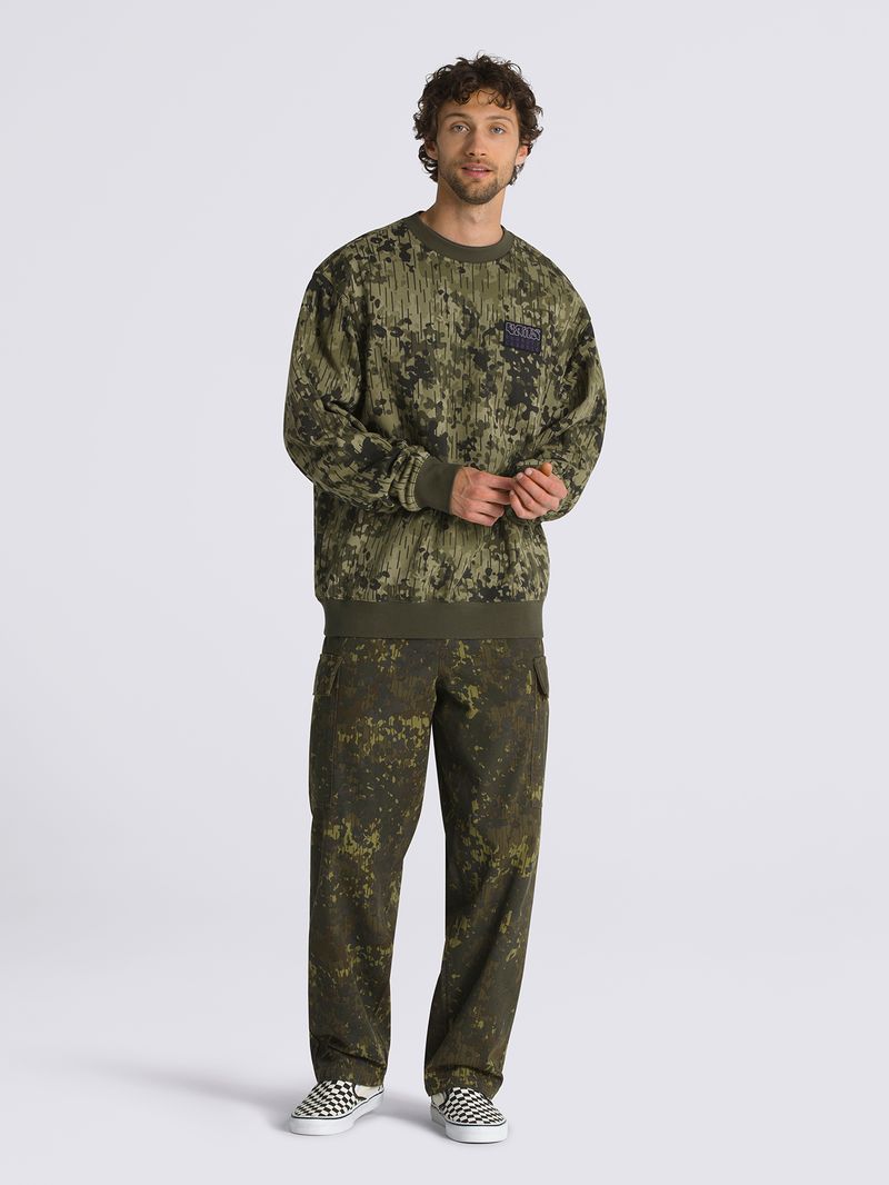 Poleron-Hombre-Rain-Camo-Crew-Verde-Vans