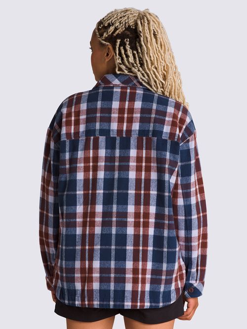 Camisa Manga Larga Mujer Eliza II Azul Vans