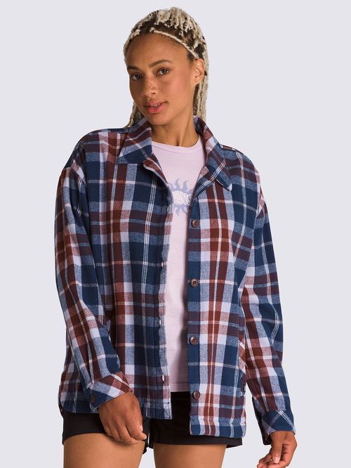 Camisa Manga Larga Mujer Eliza II Azul Vans