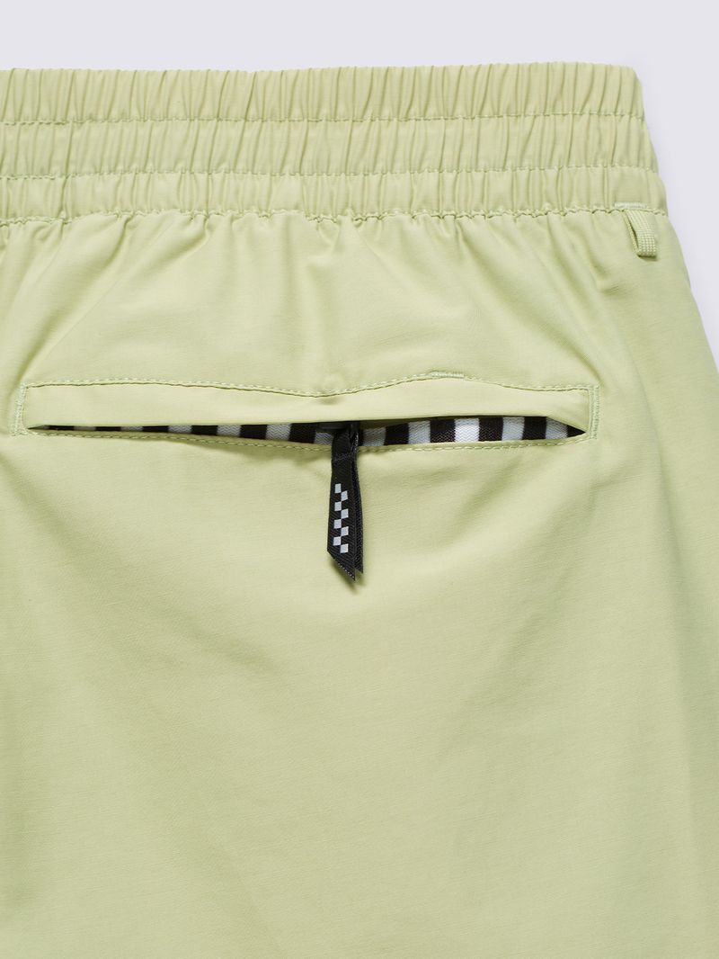 Traje De Baño Hombre Primary Solid Elastic Verde Claro Vans