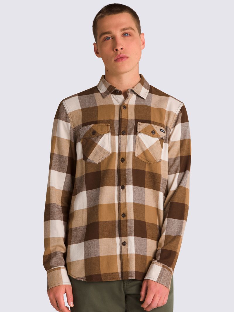 Camisa vans hombre marron new arrivals