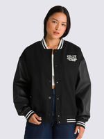 Chaqueta--Mujer-Varsity-Club-Bomber-Negro-Vans