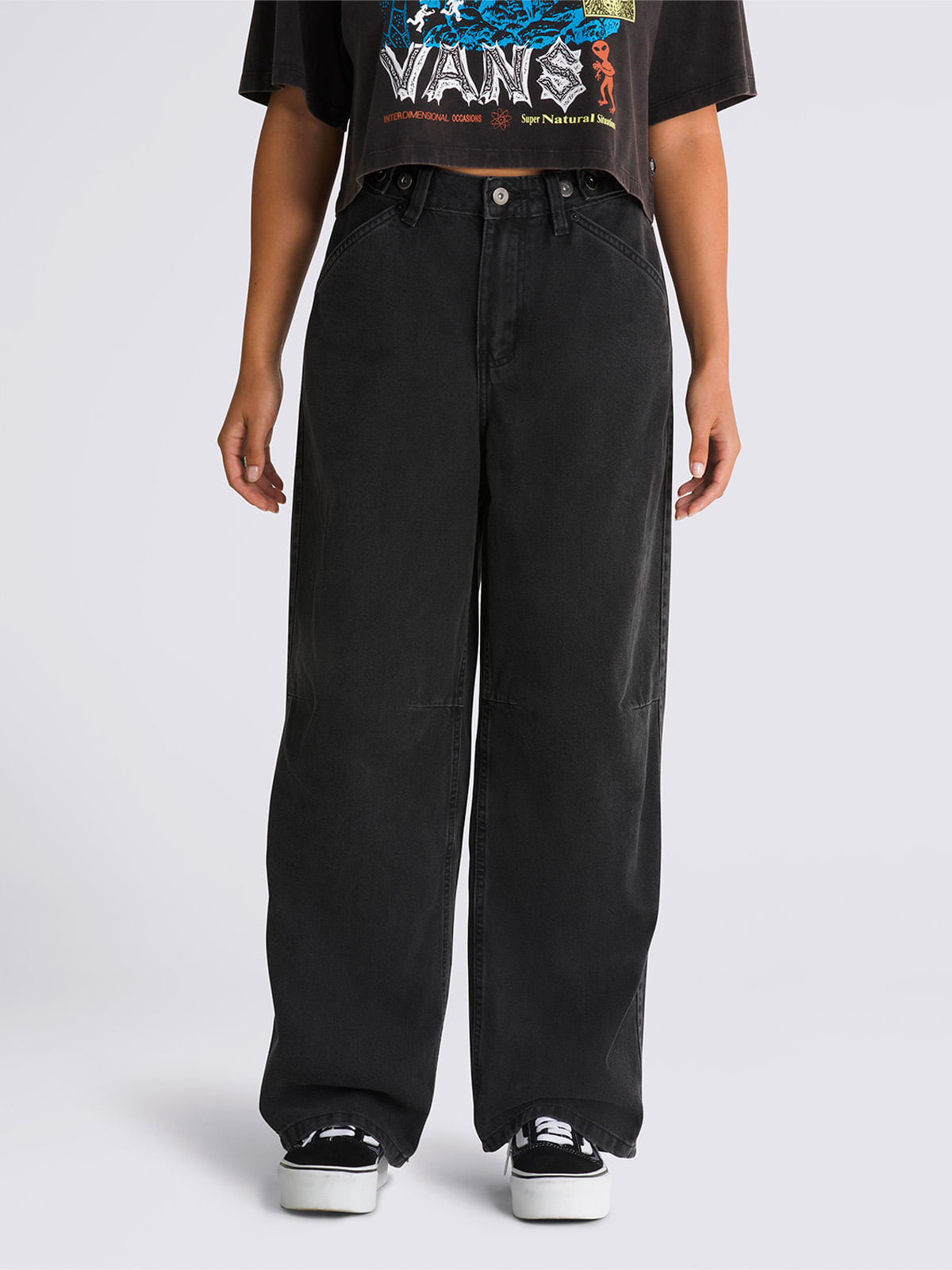 Pantalon Mujer Curbside Negro Vans Vans Chile