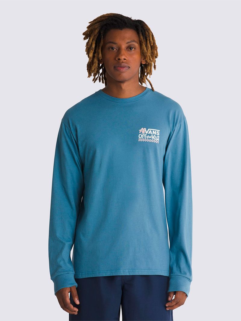Polera-Manga-Larga-Hombre-Petal-And-Pest--Azul-Vans